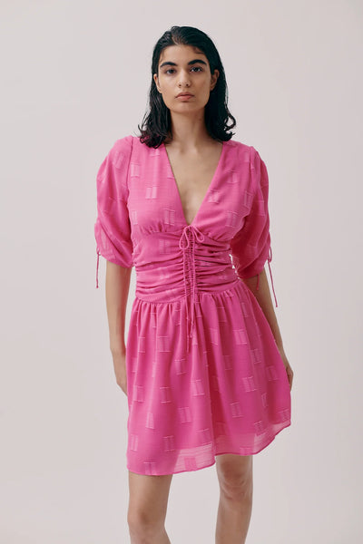 Emmeline Dress - Begonia Pink