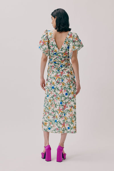 Rubelle Dress - Creme Print